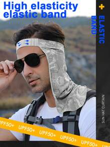 GOLOVEJOY 1pc Men Neck Protection UV-Proof Sunshade Hat, Suitable For Fishing, Cycling, Outdoor, Breathable Neck Veil - Suitable For Fishing, Cycling, Camping, Hiking, Trekking - Multicolor - View 5