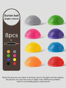 Half Yoga Ball, Balance Training Ball With Anti-Slip Texture. Used For Balance Training, Auxiliary Exercise, Foot Massage, Muscle Relaxation, And Stress Relief Gym Accessories