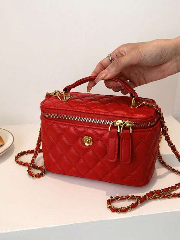Handheld Women's Bag High-Quality Shoulder Bag 2025 Fashion Simple Box Bag Simple Shoulder Crossbody Bag, Suitable For Travel, Shopping, Dating, Female Gifts, Suitable For Beginners And White-Collar Workers, Very Suitable For Offices, Universities, Work, Business, Commuting, Outdoor, Travel And Outings