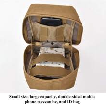 1pc Outdoor Portable Medical First Aid Kit, Travel Outdoor Survival Kit, Empty Wilderness Survival Bag