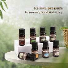 1 Stück rein natürliches ätherisches Öl geeignet für Schlafzimmer, Badezimmer und verschiedene Szenarien, duftender ätherischer Öldiffuser, Aromatherapie Kerze, Aromatherapie Ofen Diffuser Stein, Luftbefeuchter, Auto-Aromatherapie, Haushalts-Aromatherapie ätherisches Öl (Weißer Tee, Minze, Lilie, Ozean, Rose, Jasmin, Orange, Freesie - 8 Geschmacksrichtungen zur Auswahl, 10ml/0,34 FL.OZ)