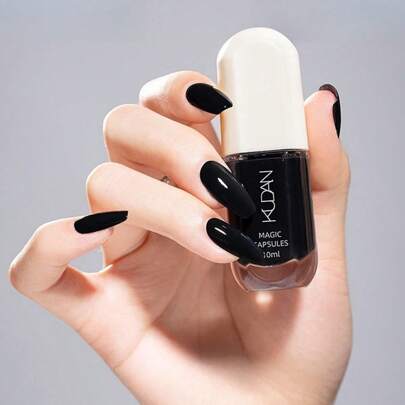 1 Bottle Water-Based Nail Polish - 10ml, Long-Lasting Fast-Drying Manicure Nail Polish, Can Be Peeled Off, Alcohol-Free, Suitable For Students