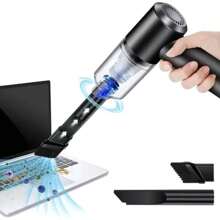 Handheld Cordless Vacuum Cleaner Multifunctional Rechargeable With Suction Blower For Car Sofa - Negro - Ver 5