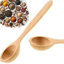 Beechwood Measuring Spoons, Spice Spoons, Kitchen Utensils