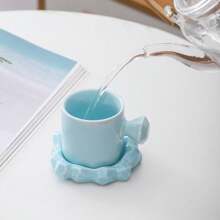 Creative Afternoon Tea Cup And Plate Set, Exquisite Cup And Saucer Set, Coffee Mug, Tea Cup Set, Light Luxury Office And Home Use High-Grade Gift Cup.