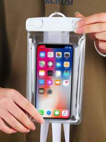 1pc Waterproof Phone Pouch With Lanyard, Lightweight And Hands-Free, Suitable For Boating, Swimming Pool Parties, Mother's Day, Graduation, Back To School, Birthday Gifts, Hot Springs, Swimming Pool And Other Waterproof Phone Accessories