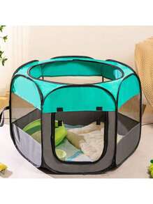 Foldable Cat/Dog Bed, 4-Season Use, Multi-Purpose Pet Nest, Convenient For Pets To Enter/Exit And Play - Multicolor - View 16