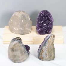 1PC Natural Uruguay Amethyst Cluster Crystal Crafts Raw Amethyst Geode For Home Decoration Gifts