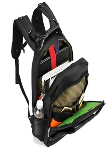 Men's Waterproof Backpack Waterproof Internal Divider For Laptop Assorted Shipping - màu đen - Xem 6