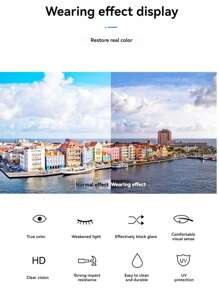 1pc Men's And Women's Glasses TR90 Ultra-Light Plain And Thin Cold Brown Round Frame Retro Goggles Ins Style Internet Celebrity Glasses Frame 2025 New Semi-Metal Frame Hipster Decorative Glasses Accessories Daily Eye Protection And Radiation Protection