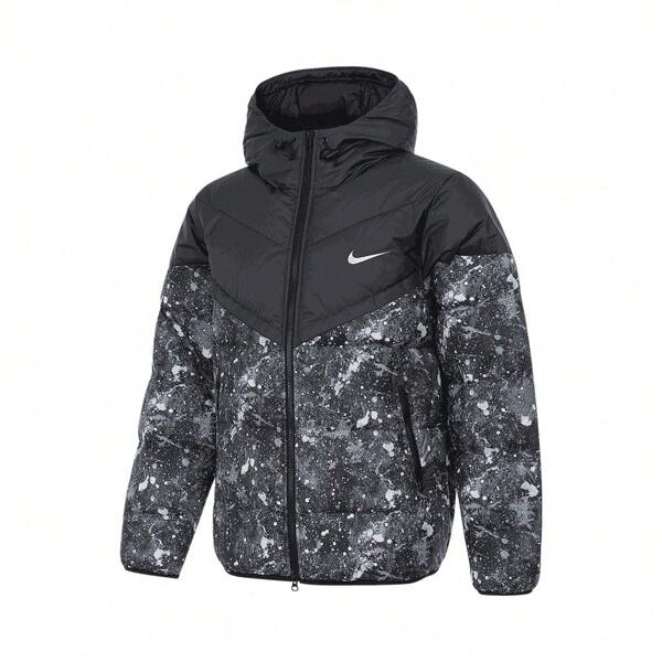 Nike Chaqueta acolchada 2024 para hombre AS M NK SF AOP WR 650-D - Corta HQ4184-010
