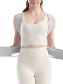 Adjustable Back Support Belt - Unisex Back Posture Corrector With Elastic Back Brace For Men And Women