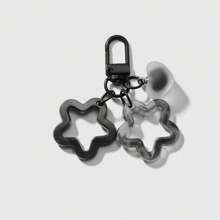 1pc Fashionable Cute Resin Dopamine Star & Heart Shaped Keychain Versatile Accessories Suitable For Women Ideal Gift For Holidays Summer - Multicolor - View 8