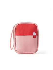 1pc Portable First Aid Kit, Medicine Storage Bag, Medical Supply Organizer Pouch, Personal Emergency Bag, Home Medicine Organizer Bag, Travel Emergency Kit, S/M 2 Sizes, Suitable For Mini Medical Bag, Compact Box, Survival Kit, Family Medicine And Pill, Bandage Storage Bag With Zipper - Multicolor - View 13