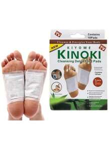 KINOKI-Almohadillas Detox coreanas para los Pies ingredientes 100% naturales, almohadillas para eliminar toxinas, desintoxicación, Parches para los pies,purifica tu cuerpo almohadilla saludable, almohadillas para dormir. Kinoki Parches Desintoxicantes y Jabón de Carbón Activado GlowMe Lab. Un kit para Cuidar y Purificar tus Pies: Natural y Antiestrés. Pies Anti Fatiga Y Cansancio, Parches de limpieza desintoxicantes para pies. Almohadillas Purificación para pies. - Blanco - Ver 9