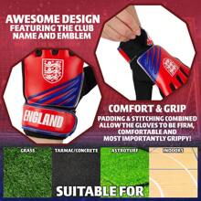 England F.C. England FA Goalkeeper Gloves And Non Slip Padded Palms Size 5 Or 7 Gift - Multicolor - View 4