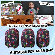 Suitcase Foldable Trolley Bag 47 X 30cm 2 Wheels Extendable Handle Gift - Multicolor - View 6