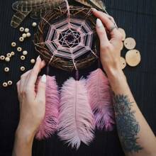 10 PIEZAS (15cm-20cm/5,9in-7,9in) Plantas de plumas de avestruz artificiales simuladas, utilizadas para decoración central, fiesta, decoración del hogar para boda, atrapasueños, decoración de jarrón, arreglo floral, manualidades de decoración del hogar para fiestas, bodas y decoración de jarrones.