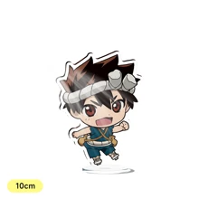 Dr. Stone 动漫亚克力支架 1pc 10cm - 石上千空/朝雾玄/西园寺右京/镀铬精美人物模型,桌面和家居装饰,送给粉丝朋友的理想生日礼物,完美的节日礼物 - 彩色 - 查看 15