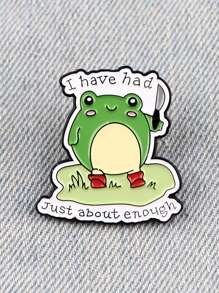 1PC Animals Quotation Enamel Pin Cartoon Brooches For Women Lapel Pins Badge On Backpack Costume Accessories Fashion Jewelry Gifts