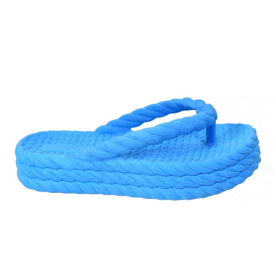 Women's Platform Sandal Fashion Comfortable Lightweight Soft - 藍 - 查看 1