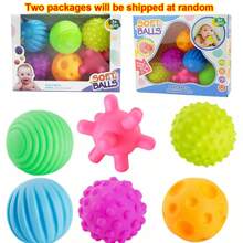 Juguete para niños, pelota blanda de goma para agarrar, pelota de masaje de percepción táctil de Manhattan, pelota mordible de rompecabezas cognitivo, juguetes para bebés, pelotas, juguetes para bebas, juguetes, libros para bebés, cosas para bebés, juguetes de dentición, parque infantil