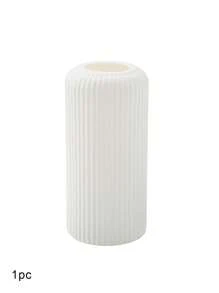 1/2pcs Ceramic Look Plastic Composite Vase, Unbreakable Vase, Height 7.8 Inch Plastic Vase, Simple Tabletop Vase, Dried Flower Vase For Pampas Grass Decoration And Artificial Flower Vase For Home Decor, Bohemian Vase For Wedding Party Table Home Decor