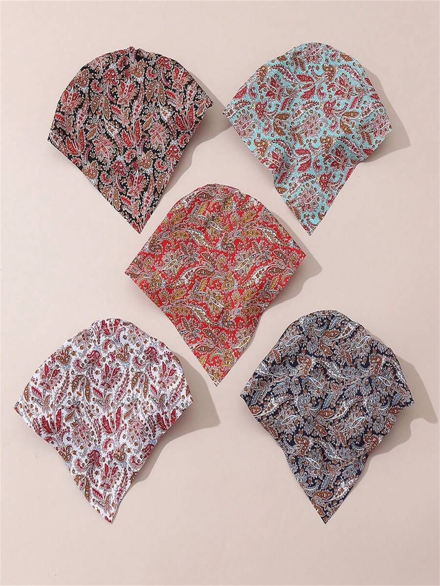 1pc Vintage Totem Retro Printed Fabric Headband, Casual & Simple Hair Accessory For Women