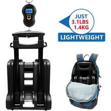 Portable Lightweight Trolley Folding Hand Truck Luggage Cart Warehouse 35kg