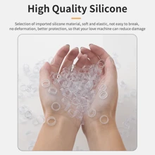 AOLION 4PCS Protect Joystick Silicone Ring For Steam Deck/Quest2/Pico4 Wear Resisting Rubber Joystick Cover For PSV VR2/Meta Pro