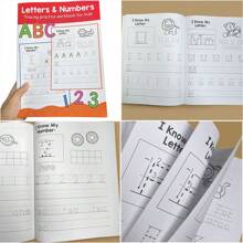 Lachilly Alphabet 0-9 Tracing Book - 36PCS Montessori Writing Practice Workbook For Kids 3-5, Homeschool Learning Activities + Teacher Classroom Supplies, Learning Materials For Kindergarten