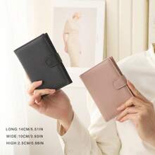 Women's PU Leather Super Slim Passport Cover Multi-Functional Wallet Ticket Holder Case Travel Essentials Travel Accessories Travel Must Haves