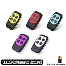 Transmisor remoto inalámbrico de 4 botones de 433Mhz para duplicar o clonar el control remoto de la puerta del garaje