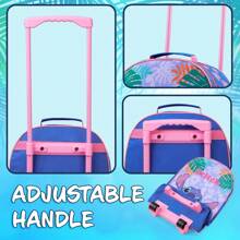 Disney Suitcase Foldable Trolley Bag 47 X 30cm 2 Wheels Extendable Handle Gift - Multicolor - View 3