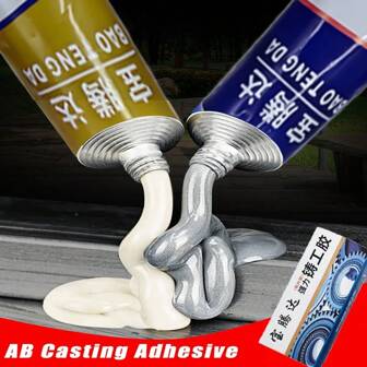 StrongAB Pro: Adhesivo epóxido de alta resistencia - Unión instantánea para metal/plástico/cerámica/madera - Solución de reparación rápida, resistente al agua y al calor