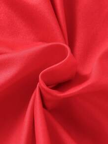 Girls' Casual Floral And Insect Print Dress Machine Washable For Summer - Red - View 8