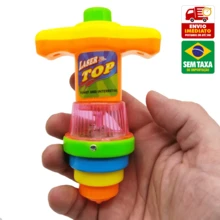 Super Spinning Top With Light Plastic Disc Toy DuteToys DTY1076 - Multicolor - View 4