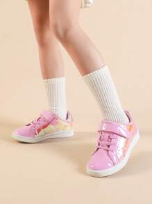 Girls Boys Sneakers Toddler Little Kids Tennis School Walking Trainers Shoes - Pink - View 5