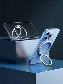 适用于 的磁吸指环支架，兼容 MagSafe，便携式磁吸折叠手机支架，带可拆卸支架，兼容 - 彩色 - 查看 5