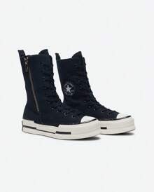 Converse Giày Chuck Taylor thập niên 1970, hàng chính hãng, thời trang cao cấp dành cho nữ, phù hợp 4 mùa, màu đen trắng, giày cao gót, giày đi ngoài trời, đồ dùng cho bạn bè, sinh nhật, bố mẹ, lễ kỷ niệm, quà tặng cho cặp đôi A10361C - màu đen - Xem 3