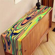 [Nature-Inspired Design] Vibrant Colored Spring Table Runner - Polyester Decor, Suitable For Indoor/Outdoor Dining, Multiple Sizes, Great For Family Gatherings And Seasonal Celebrations - Multicolor - View 70