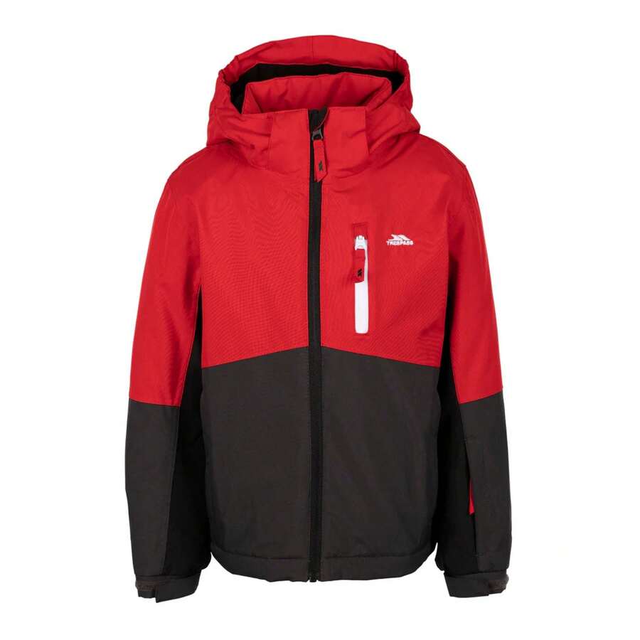 Trespass Childrens/Kids Lennox Ski Jacket (Red) - Red - View 1