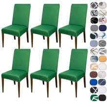 Kit 6 Capas Cadeiras Jantar Tecido Importado Mais Resistente