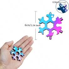 1pc Snowflake Design Motorcycle Wrench