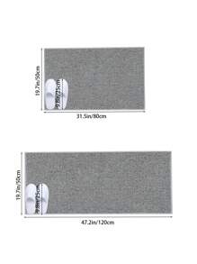 1 Stück wasserabsorbenter und weicher, leicht zu reinigender und maschinenwaschbarer Küchenteppich, Küchendekoration Küchenboden-Matte, Faux-Jute strapazierfähige schmutzabweisende Innen-/Außen-Eingangsmatte, Heimdekoration, geeignet für Eingang, Schlafzimmer, Mehrfarboptionen, Teppich für Wohnzimmer, Teppiche für Schlafzimmer, Bereichsteppiche Wohnzimmer, Teppich Wohnzimmer, Heimdekoration, geeignet als Badezimmermatte, Waschküche, Raumdekoration, Heimteppich