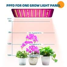 Barrina Ultra-Thin Grow Lights For Indoor Plants, 20W (2 X 10W) Full Spectrum Grow Light Panel With 3/6/12H Auto On/Off Timer For Hydroponics, Seedlings, Succulents, Veg, Flowers & More, 2 Packs - Default - View 5