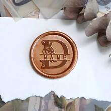 Custom 25mm Wax Seal Stamp, Personalized 26 Letter Patterns, For DIY Crafts, Envelopes, Gifts, Holiday Cards, Wedding Invitations - Decorative Seal Stamp - Multicolor - View 35