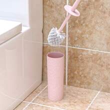 2PCS High Cylinder Scale Pattern Toilet Brush With Elegant Design For Easy Cleaning - Non-Slip Handle, Durable Bristles, Perfect For Home And Bathroom Hygiene - 2PCS-pink - View 7