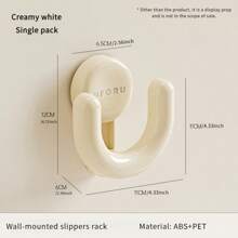 Bathroom Towel Rack Suction Cup Mount, Waterproof, No-Drill Wall-Mount Bathroom Accessories, New Model With Drainage Hook, Hanging Organizer Home Bathroom Decor Bathroom Organizer Fall Decor Back To School