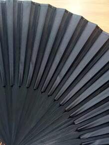 经典炫酷黑古扇黑色折扇男扇子夏季降温手持扇礼物 - 彩色 - 查看 4